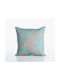 Nef-Nef Homeware Sofa-Kissen Floriva aus 100% Baumwolle Türkisen 45x45cm