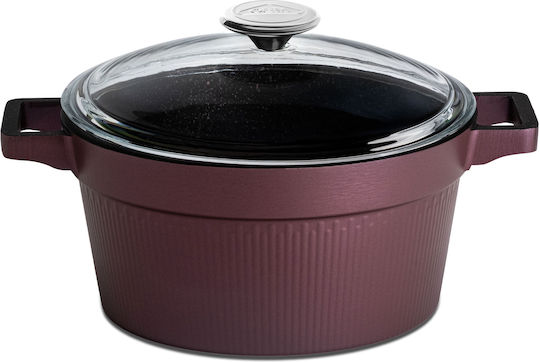 Gusseiserner Topf Granit Kochgeschirr Dunkelviolett 20cm