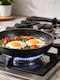 Granite Non-Stick Black Pan With Metal Handle 28cm