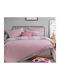 Nef-Nef Homeware Adelle Cuvertură Pat Dublu Microfibra Roz 230x240cm