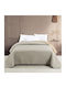 Melinen Κουβερλί Υπέρδιπλο Microfiber Grey/beige 220x240cm