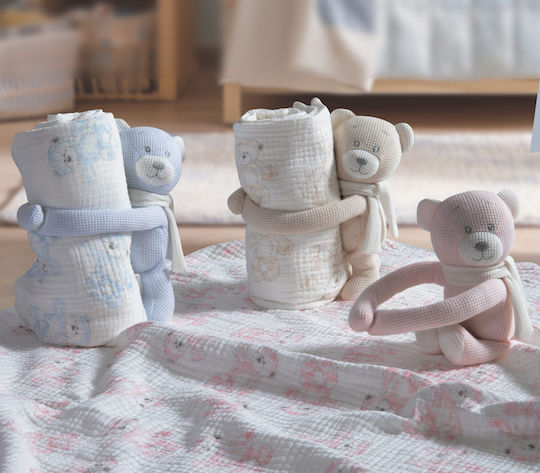 Nef-Nef Homeware Κουβέρτα Αγκαλιάς & Λίκνου Teddy με Ζωάκι 75x100εκ. Nef-Nef Homeware Κουβέρτα Αγκαλιάς & Λίκνου Teddy με Ζωάκι 75x100εκ.
