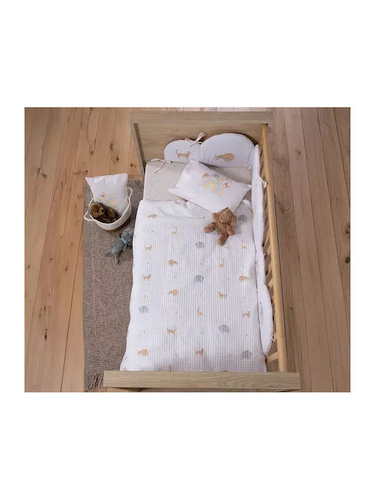 Nef-Nef Homeware Κουβέρτα Κούνιας Jungle In Motion 110x150εκ. Nef-Nef Homeware Κουβέρτα Κούνιας Jungle In Motion 110x150εκ.