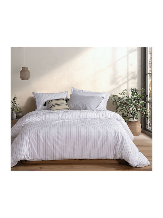 Nef-Nef Homeware Cotton Duvet Cover Set 240x230cm Double With 2 Pillowcases Optimal Optimal