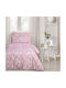 Das Home Set Kinderbettlaken Baumwoll Pink 170x260cm 3 Stück