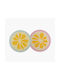 Nef-Nef Homeware Lemonade Салфетка Заоблена Жълта 38см