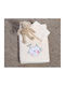 Nef-Nef Homeware Set De Prosoape Pentru Bebeluşi 2 Piese Life Ecru 70x140cm Greutate 420gr/m²