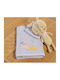 Nef-Nef Homeware Set of Baby Towels 2pcs Dinosaur Art Wind Gray Weight 420gsm