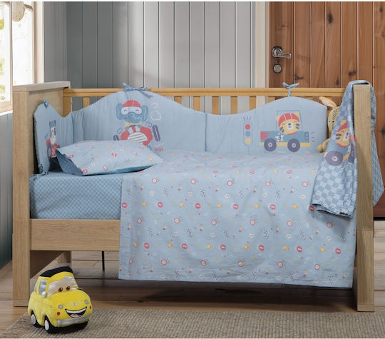 Set Super Boy Albastru 120x170 cm