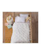 Nef-Nef Homeware Happy Baby Quilt Mikrofaser Ecru 110x150cm