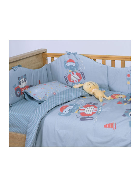 Nef-Nef Homeware Super Boy Βρεφικό Κουβερλί Βαμβακερό Super Boy 110x140cm