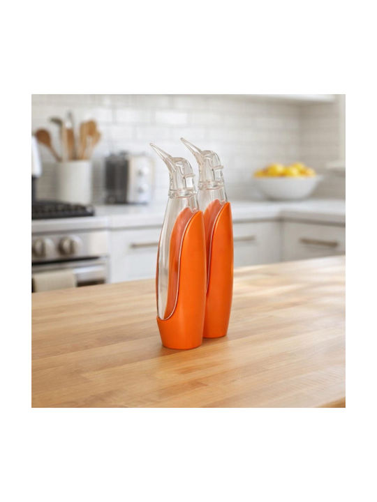 keleman Keleman Öl- und Essigspender-Set Glas mit Fluss