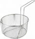 Професионална Дълбока Кошница за Фритюрник Неръждаема 25cm – Inox Aisi 430