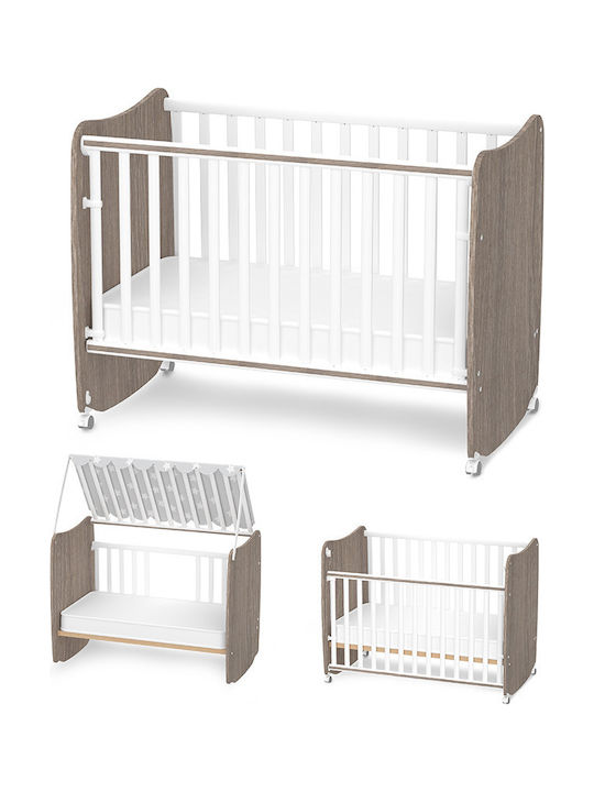 Lorelli Babybett Weiß mit Matratze 60x120cm
