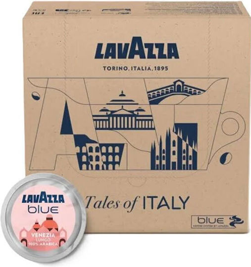 Lavazza Espresso Lungo Kaffee- und Getränkekapseln Kompatibilität mit LavAzza Blau 100 Stück