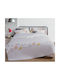 Nef-Nef Homeware Kids Quilt Single Dinosaur Art Ecru/Grey 180x240cm