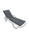 Sofa Del Atelier Waterproof Sunbed Cushion with Backrest Grey 60x180cm