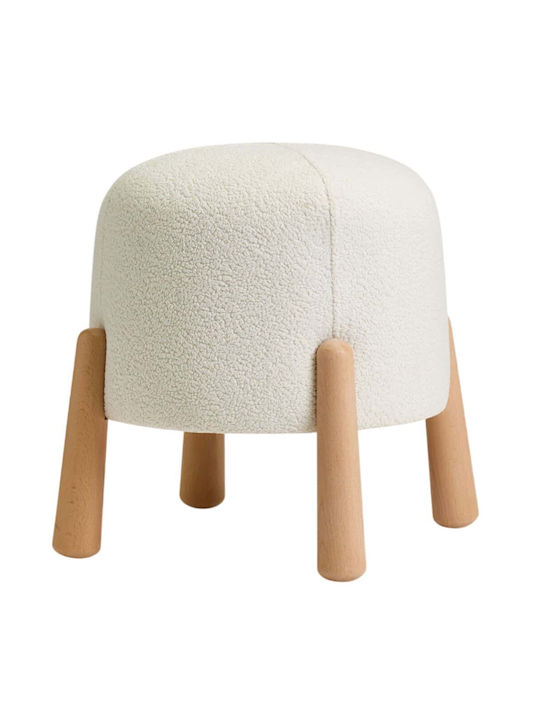 Living Room Stools Upholstered with Floki White...
