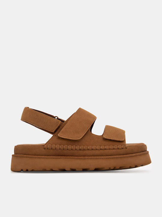 Luigi Дамски Сандали Flatforms Кафяви