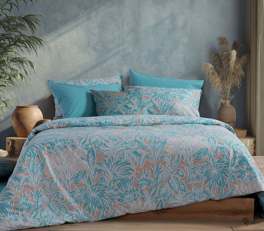Nef-Nef Homeware Charisma Подредба Единично 3 Бройки 170x270 см Син