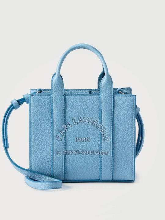 Karl Lagerfeld Women's Bag Tote Handbag Light Blue