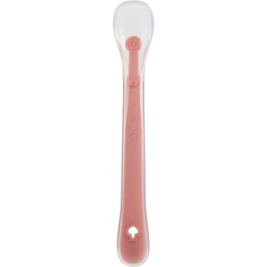 Queen Mother Baby Spoon Silky Spoon from Silicone Pink
