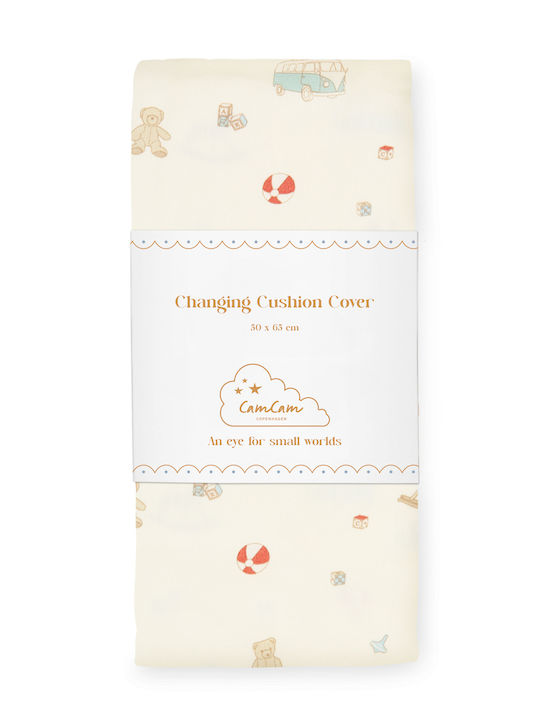 Cam Cam Copenhagen Vintage Toys Baby Changing Pad Cover made of Fabric Vintage Toys