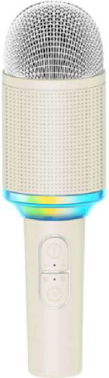 Andowl Безжично Микрофон Караоке Системи QMIC34 Q-MIC34 Бял