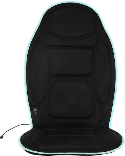 Medivon Massage Mat for Neck Back and Body with Vibration and Heating Function Black