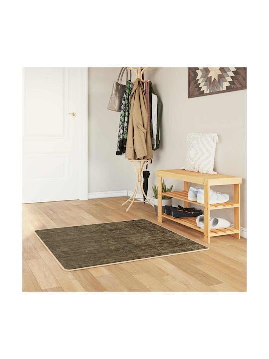 vidaXL Non-Slip Rectangular Forest Green Rug 100x100cm