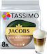 Tassimo Kaffee- und Getränkekapseln Espresso Macchiato Classico Kompatibilität mit Maschine Tassimo 8 Stück