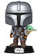 Funko Pop! Movies: Star Wars - The Mandalorian with Grogu 818