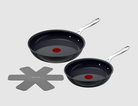 Tefal Jamie Oliver Комплект Тигани с Незалепващо Покритие 2 Части
