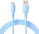 Usb Type C Usb A Cable 1m Ak-usb-63 Silicone Blue