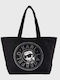 Ikon Circle Genti Dama Shopper De Umar Din Material Negru