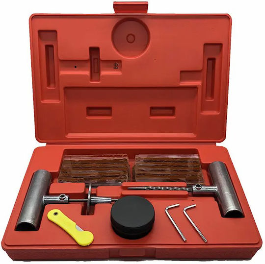 Quick Tire Repair Kit 20 Pieces Storage Box Red 30x20x6 Cm