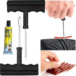 Kalt Reifenreparaturset Pannenhilfe Kabel 25 Kabel Gummi Klebstoff Reifenreparatur