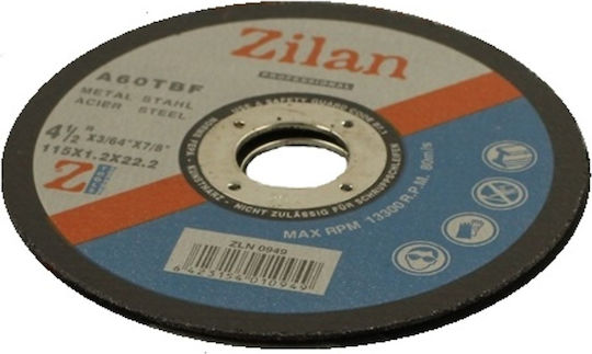 Metal Cutting Disc 115x1.2x22.2 Mm Zln 0949