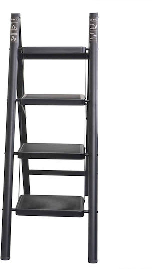 Scară Metalică Rabatabilă 4 Trepte Max 150kg Zts 8184