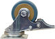 Möbelrad Gummirad Drehend mit Bremse 2 Zoll Blau Z-tools Zts 8118