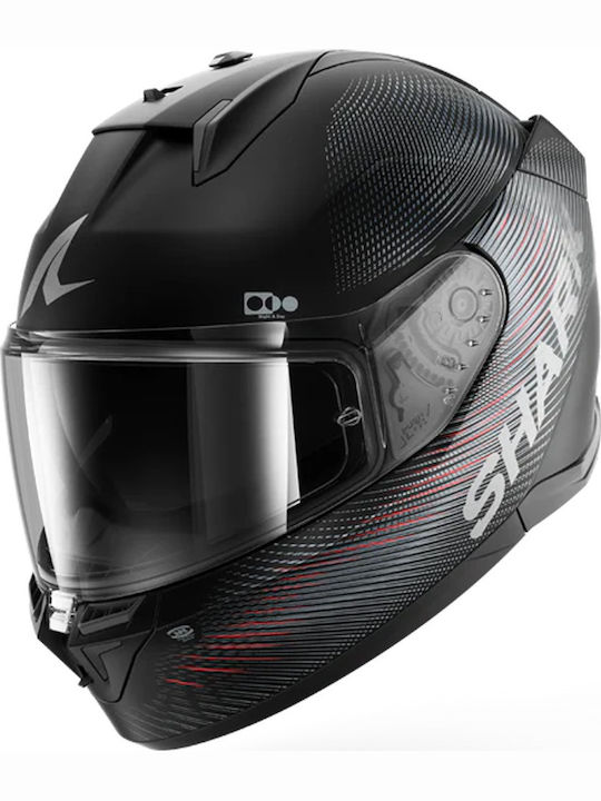 Shark D-Skwal 3 SP LYNE Black Anthracite Red Κράνος Μηχανής Full Face ECE 22.06 1540gr με Pinlock και Sunvisor