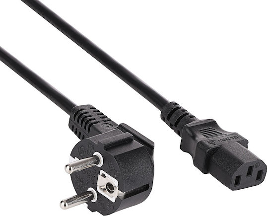 Захранващ Кабел Pc Cee 7/7 Iec C13 Ak-pc-05s Cu 3x1.5mm² 5m