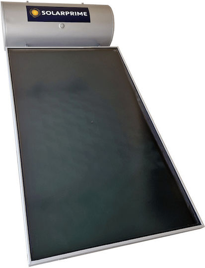 Solarprime Ηλιακός Θερμοσίφωνας 160lt Glass Διπλής Ενέργειας 2.3τ.μ. Οριζόντιος Επιλεκτικός