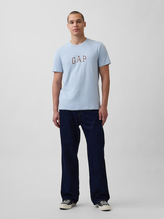 GAP Arch Herrenbluse Kurzarm Sail Blau
