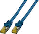 EFB S/FTP Kat.6a Netzwerkkabel Ethernet 0.5m Blau