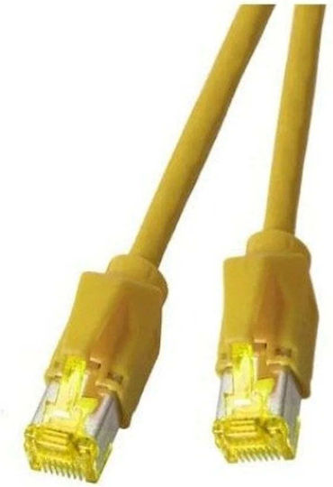 EFB S/FTP Cat.6a Gigabit Network Cable Ethernet 1m Yellow