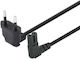 Manhattan IEC C7 Euro - IEC C7 Euro Cable 3m Black 356879