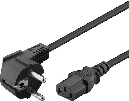 Powertech Schuko - Schuko Cable 1.5m Μαύρο CAB-P044