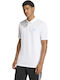 M Pique Polo Short Sleeve White Blouse