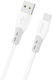 Dudao USB 2.0 Cable USB-C male - USB-A 100W Λευκό 1m 304004-208708
